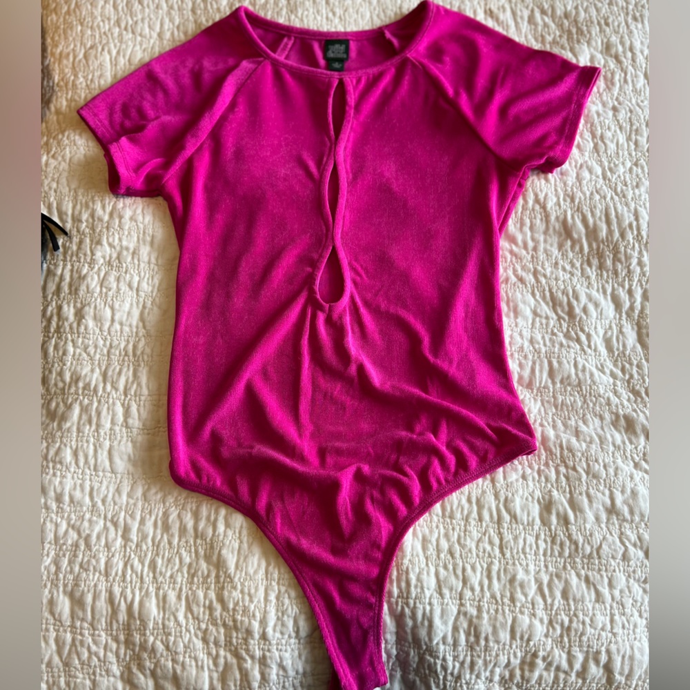 Bright Pink Body Suit